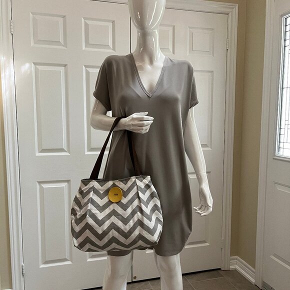 Quilted/hand-made shoulder bag - Authentic - Picture 8 of 14